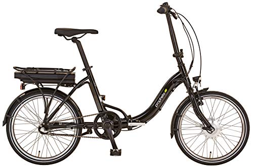 Prophete Unisex – Erwachsene URBANICER City E-Bike 20.ESU.10, schwarz, RH 39