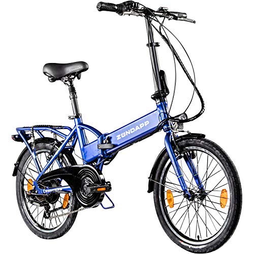 ZÜNDAPP Z101 20 Zoll E Bike Faltrad Damen Herren Elektrofahrrad klappbar Fahrrad Elektro Klapprad Ebike Pedelec E-Bike Erwachsene Klappfahrrad