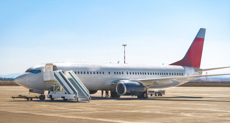 Klapprad im Flugzeug transportieren